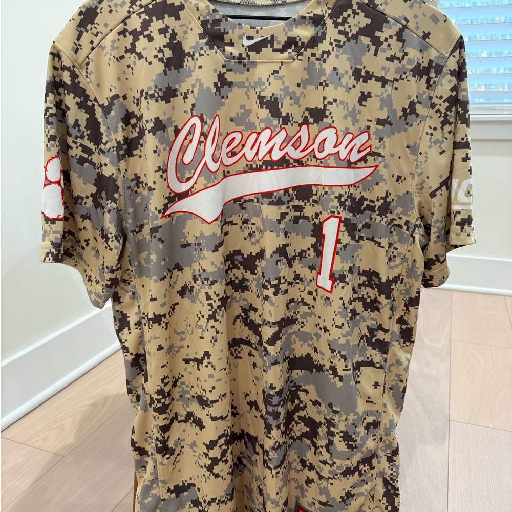Nike ✔️Clemson Tigers 🐅 Digital Camo Jersey #1 | Men’s Large | Made in Canada 🇨🇦